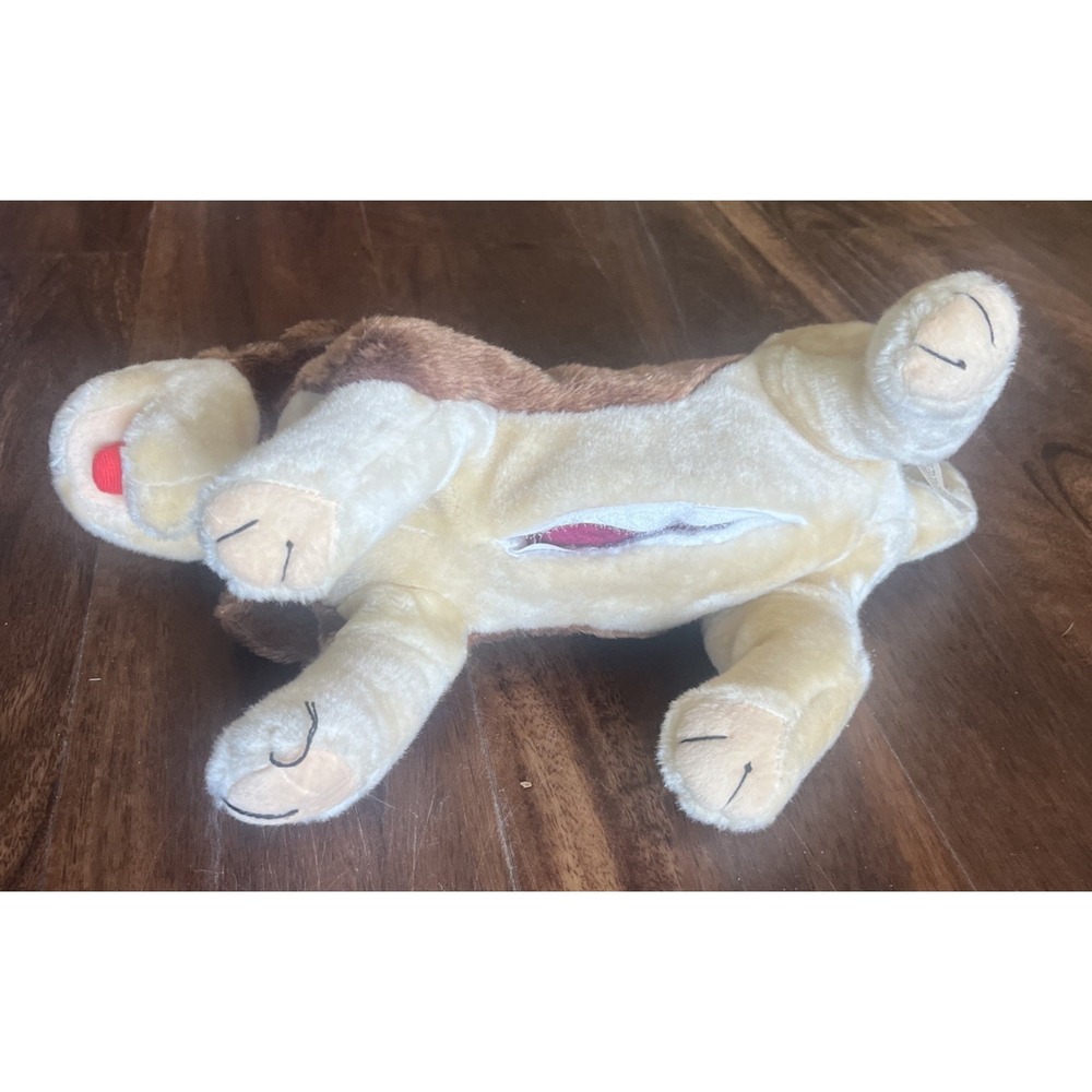 VINTAGE Animal Fair Basset Hound Dog Removable Internal Organs 14" Plush